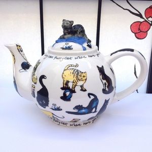 Paul Cardew Cat Tea Porcelain Teapot